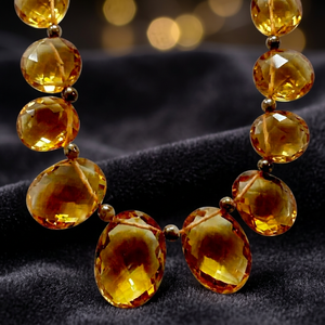 Haute qualité forme ovale Citrine naturel pierre précieuse en vrac Premium couleur jaune certifié semi-précieux fabrication de bijoux pierre - Product Image 4