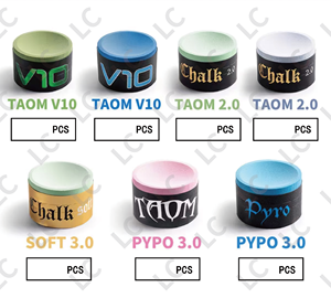 XQK-01 Gesso Professionale di Alta Qualità Taom V10 per Stecche da Biliardo e Snooker, Forma Rotonda Universale, Supporta Personalizzazione OEM - Product Image 6