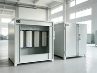 Système de pulvérisation manuel personnalisable à chaud, pistolet de pulvérisation électrostatique, cabine et four de polymérisation thermique pour panneaux profilés