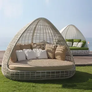 Chaise longue de piscine de haute qualité en PE imperméable pour hôtel, mobilier de loisirs, chaise longue de piscine extérieure, <span class=keywords><strong>lit</strong></span> de plage - Product Image 1