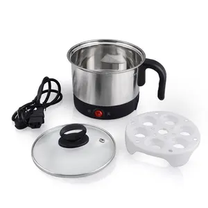 Korea Ramen Noodles Hot Water Kettle Simmer Cooker Stainless Steel Mini Electric Multi-Pot