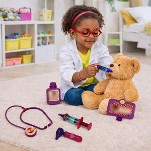 Juego de <span class=keywords><strong>Juguetes</strong></span> de Doctor para Niños <span class=keywords><strong>con</strong></span> Estetoscopio, Termómetro, Otoscopio, Jeringa, Botella de Medicamentos, Etiqueta <span class=keywords><strong>con</strong></span> Nombre, <span class=keywords><strong>Gafas</strong></span>, Logotipo Personalizado, Fábrica de <span class=keywords><strong>Juguetes</strong></span> - Product Image 1