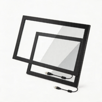Nouveau cadre tactile IR avec surface en verre et interface USB pour affichage interactif haut de gamme