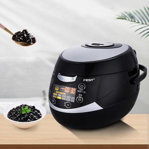 Cuiseur à perles de tapioca commercial entièrement automatique en acier inoxydable 304 de 5 L pour thé Boba, boulangerie et moulin à farine - Product Image 3