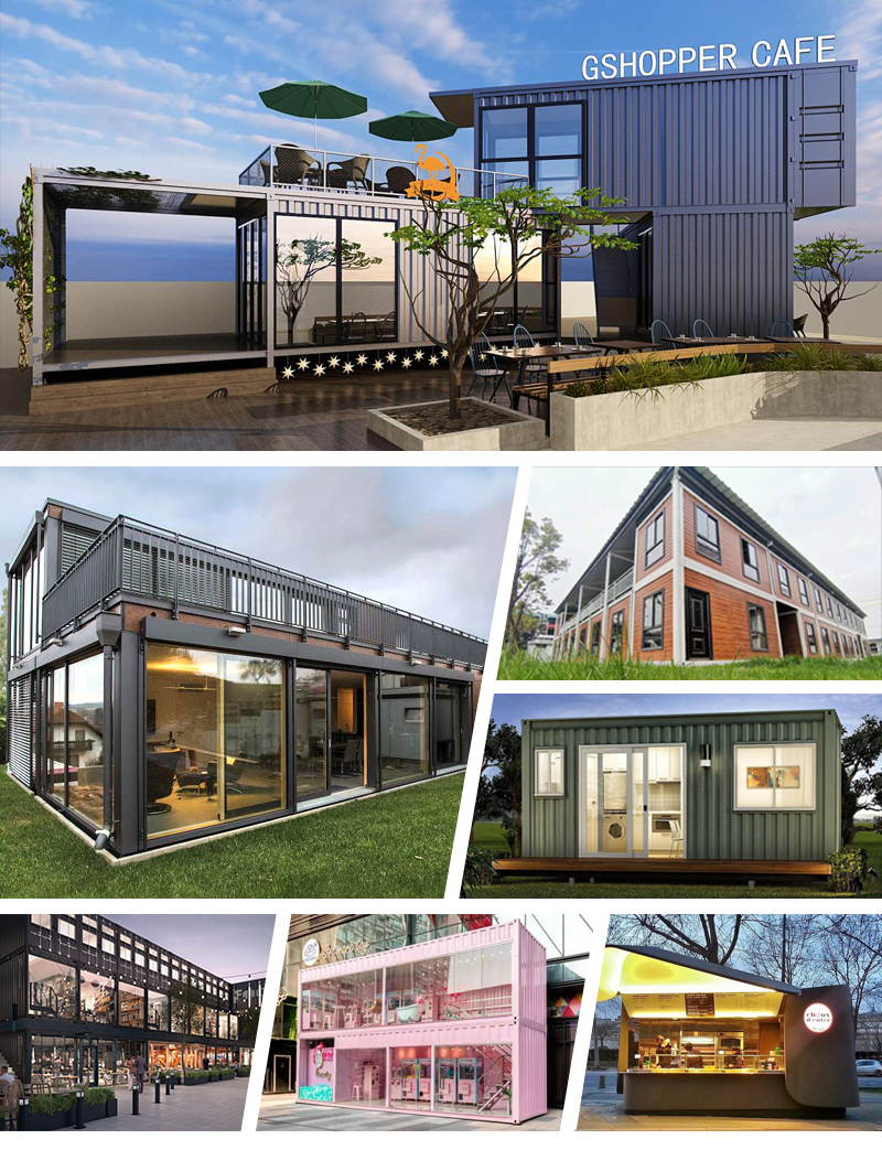 20ft New Design Mini Room Multi Sport Gym Pod Prefabricated Garden Office Pod Container Gym
