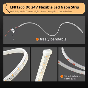 Bande lumineuse LED flexible étanche IP66 pour extérieur, OEM ODM AC 110V 220V, néon pour maison, jardin, plafond - Product Image 3