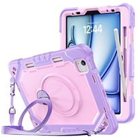 Yüksek Kaliteli Özel Logo Baskılı Darbeye Dayanıklı Tam Koruyucu Kılıf iPad Air 11 İnç M3 M2 2025 2024 iPad Air 5. ve 4. Nesil 2022 2020 için