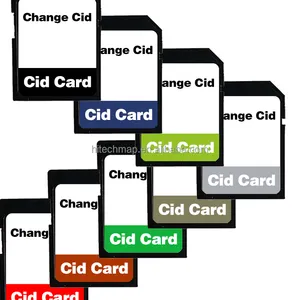 Cartão de memória, gravável cid cinza bloqueio sd cartão de memória 64gb mapa cartão de armazenamento para clone cid