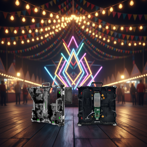 Écran LED de location économique clé en main 500x500mm P2.9 3.91 pour intérieur et extérieur, mur vidéo LED, panneau d'affichage modulaire pour scène événementielle - Product Image 1