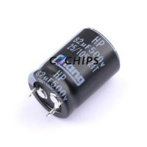 Condensateur électrolytique en aluminium à encliquetage HP2H820MP300S68CE0, composant traversant (THT), 22x30mm - Product Image 1