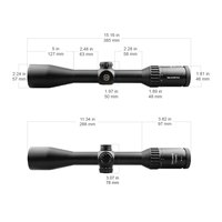 Viseur télescopique Vector Optics Continental x6 1.5-9x42 G4 Visée optique pour chasse