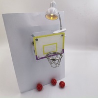 Mini machine de tir au basket en acrylique, jeu de basket de bureau, cadeau d'anniversaire créatif pour garçons, collègues, amis
