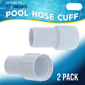 Pool Hose Connector 38mm <b>Threaded</b> Cuff For Swimming Pool Cleaning <b>Tool</b> Accessories Plastic High Quality - Product Image 2