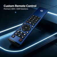 Control Remoto Universal de Aluminio de 32 Teclas Personalizado para Equipos de Audio y TV