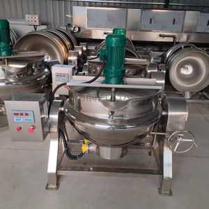 Electric Heating Jacket <b>Kettle</b> with Agitator Industrial Cooking Pot Jam <b>Boiling</b> <b>Kettle</b> Jacket Water Double Jacket Pot - Product Image 2