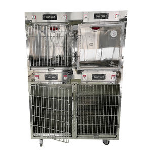 <span class=keywords><strong>Cage</strong></span> combinée d'isolation de toilettage de chien de clinique vétérinaire avec l'acier inoxydable 304 pour l'usage - Product Image 1