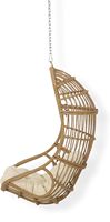 Chaises suspendues de panier d'oeufs de chaise d'oscillation en osier de rotin de PE d'intérieur extérieur avec la capacité du coussin 350lbs