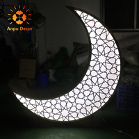 Cadeau musulman islamique du ramadan lumière led lune lampe décorative du Ramadan Led Eid al Fitr lumière décorative Led étoile lumière de lune