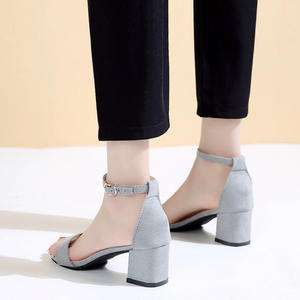 Sandalias de Verano 2021 para Mujer, Zapatos de Vestir con Tacón Alto, Zapatos Casuales de Vestir para Mujer - Product Image 5