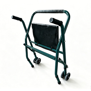OEM Two-Wheeled <b>Walker</b> With Seat <b>For</b> Elderly And <b>Disabled</b> Mobility Aid Outdoor Use - Product Image 1