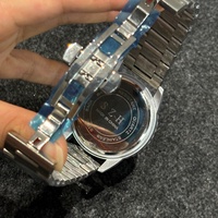 Montre de luxe pour homme en acier inoxydable avec pointeur magnétique à billes de fer, design créatif, montre à quartz pour homme