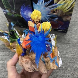 Figura <span class=keywords><strong>de</strong></span> Alta Calidad <span class=keywords><strong>de</strong></span> Dragon Ball Z, Goku <span class=keywords><strong>Gohan</strong></span> Super Saiyan VS Cell Forma Completa, Estatua <span class=keywords><strong>de</strong></span> <span class=keywords><strong>Resina</strong></span> <span class=keywords><strong>de</strong></span> PVC, Colección <span class=keywords><strong>de</strong></span> Regalo para Fanáticos - Product Image 3