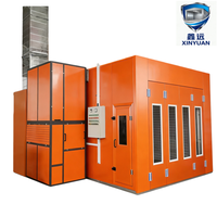 Cabine de peinture automobile Xinyuan homologuée CE, chauffage électrique 18KW 220V/380V, modèle de base pour ateliers de réparation automobile de taille moyenne