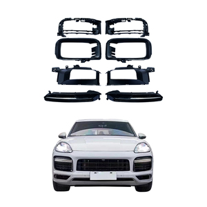 2019-2023 Upgrade the grille of the insurance grille before car modification to a high-<b>end</b> daytime running lig for Cayenne 9Y0 - Product Image 1