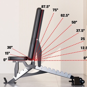 Panca Multifunzionale Personalizzabile 2026 <span class=keywords><strong>in</strong></span> Acciaio Pesante Pieghevole e Regolabile per <span class=keywords><strong>Palestra</strong></span> Domestica e Fitness - Product Image 2