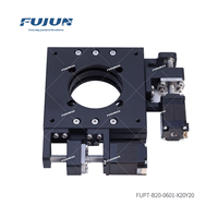Plataforma de Traducción Eléctrica Motorizada XY de Alta Precisión FUJUN FUPT-B20-0601-X20Y20-SP de 20mm Ajustable, 1 Año de Garantía
