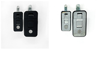 Camion panneau électrique loquet de déclenchement bouton poussoir serrure de porte en alliage de Zinc levier de Compression serrure tige serrure de commande