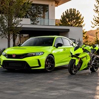 Film de protection automobile en TPU aliphatique premium, vert acide brillant, résistant à la décoloration, protection quotidienne contre les rayures, film de protection automobile