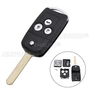 Coque de clé plip télécommande 3 boutons pour Honda Civic, Accord, Jazz, CRV - Product Image 1