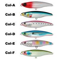 LureStorm Vente flash 11,5 cm/50 g 13,5 cm/80 g Leurre de pêche artificiel en plastique, leurre coulant, leurre dur pour la pêche en mer profonde en bateau