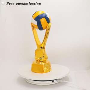 מותאם אישית משחקי ספורט גדול גביע כדורגל גביע גביע כדורגל אלוף העולם הכבוד שרף ידידותי לסביבה פיסול פרסים לוח 3D - Product Image 5