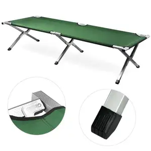 Kingmax Outdoor Caminhadas Móveis Alu. Frame Camping Cama Dobrável Viagem Cama De Dormir Berço De Acampamento Camas De Acampamento Com Saco De Transporte