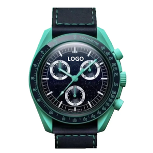 Les boîtes de montre à quartz pour hommes en gros de haute qualité conviennent aux blocs de couleur Omega, aux séries complètes Soleil, Lune, Saturne et Neptune - Product Image 6