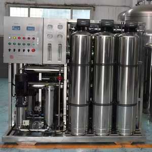 Système de traitement de l'eau par osmose inverse pour toute la maison, 3 étapes, Auto PLC, pompe moteur, haute capacité, filtre RO en acier inoxydable pour une eau sûre - Product Image 1