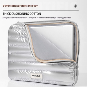 <b>Computer</b> Sleeve <b>Bag</b> for Apple/Huawei/ 13.3/14inch Laptops Super Lightweight Stowable Cloth + Composite Cotton Material - Product Image 5