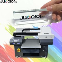 Mesin Cetak Stiker Film UV Inkjet Transfer Proprinter TX800 Head Format Kecil A3+ Stiker AB Printer Dtf Uv