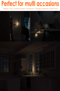 Venta directa de fábrica, luz LED nocturna de inducción regulable, luz de pared interior ABS para dormitorio, decoración del hogar, mesita de noche para pasillo - Product Image 6