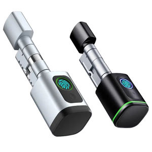 Serrure <span class=keywords><strong>de</strong></span> porte intelligente sans clé avec code temporaire, application Tuya, accès à distance, <span class=keywords><strong>sécurité</strong></span> biométrique par empreinte digitale pour la maison et le bureau - Product Image 1