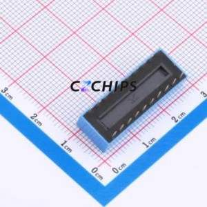 DR-10LT DIP Switch Through hole Component (THT),P=2.54mm Switch Flat Toggle, Raised Type Single Pole Single Throw 10 2.54mm - Product Image 2