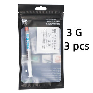 แผ่นจาระบีนำความร้อน GD900สีเทา3กรัมแผ่นซิลิโคนพลาสเตอร์แผ่นระบายความร้อนสำหรับบรรจุถุงซีพียู3ชิ้น - Product Image 1