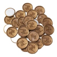 Autocollants personnalisés en cire de bois 3D pour mariage, autocollants décoratifs adhésifs pour scellage