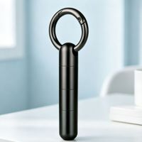 Boîte à pilules portable mini étanche en forme de capsule, conteneur en acier inoxydable scellé, flacon de médicaments d'urgence pour les personnes âgées