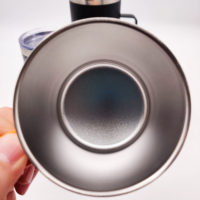 Gobelet isolé en acier inoxydable au design moderne avec couvercle et paille pour le voyage-Récipient pour boissons chaudes et froides