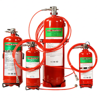 Système de suppression d'incendie électrique automatique de type direct FM200/Poudre sèche Classe A