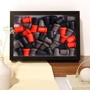 Chất lượng cao <span class=keywords><strong>8</strong></span>*10 <span class=keywords><strong>inch</strong></span> 3D gỗ khung hiển thị hộp bóng sâu với kính cho trang trí nội thất cảnh quan hoa khung ảnh - Product Image 5