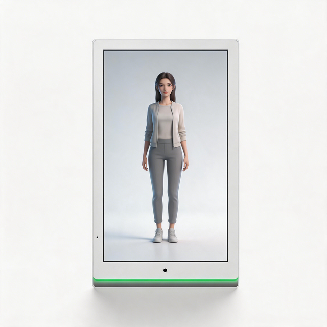 15.6 Inch AI Digital Human Terminal Kiosk Desktop Interactive Touch Screen Signage Display Commercial Information Kiosk
